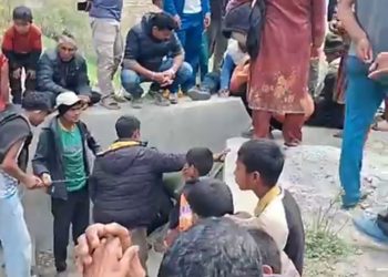 पाेतमारा जलविद्युतकाे पानि पाईपमा १८ वर्षिय युवा खसेर बेपत्ता